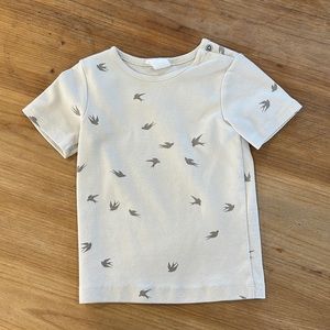 Organic Cotton Bird Toddler Shirt